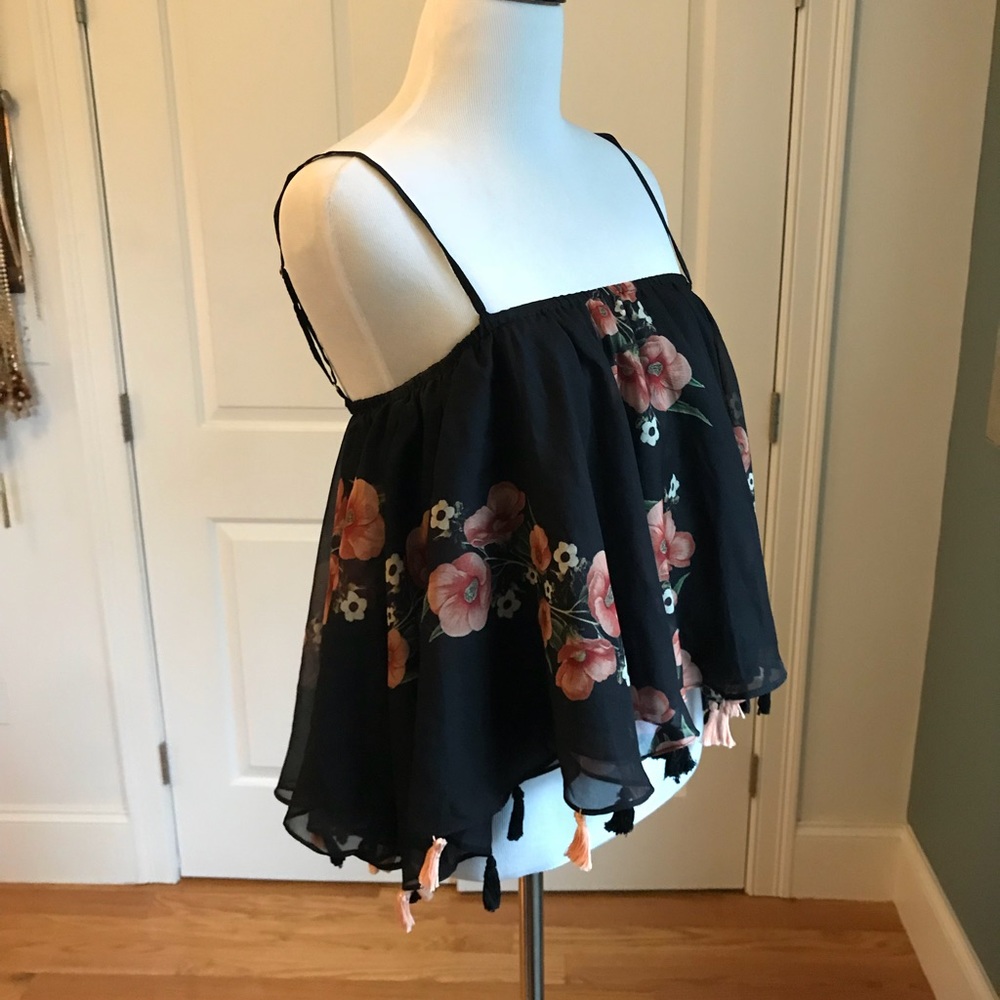 Anthropologie | Floral Crop Top *Never Worn*